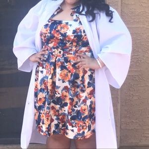 Sleeveless Formal Floral Dress